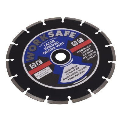 Sealey Worksafe Asphalt/Tarmac Diamond Blade 230 x 22mm