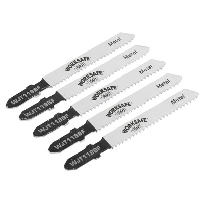 Sealey Worksafe Jigsaw Blade for Metal 55mm 12tpi - Pack of 5