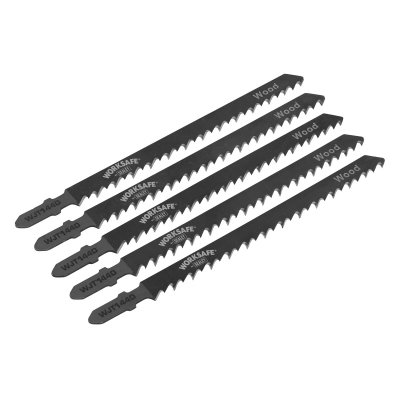 Sealey Jigsaw Blade for Wood 75mm 6tpi - Pack of 5