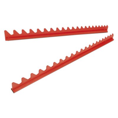 Sealey Premier Magnetic Sharks Teeth Spanner Rack 2pc