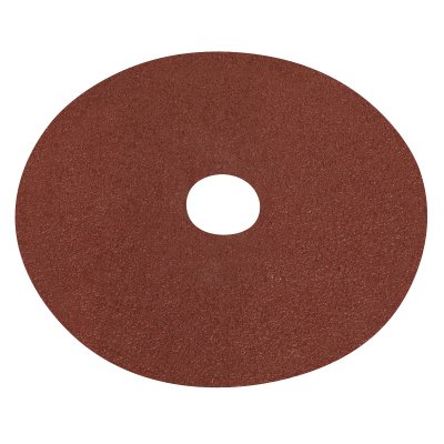 Sealey Worksafe 125mm Fibre Backed Sanding Disc 40Grit - Pack of 25