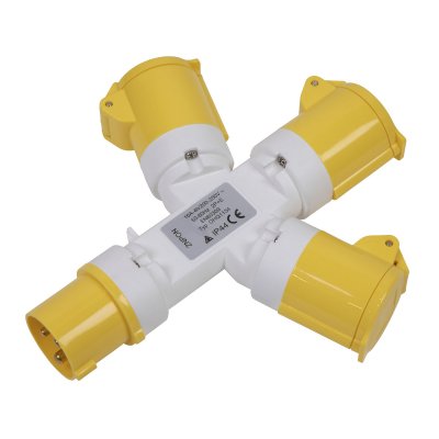 Sealey 2P+E 3-Way Adaptor 110V