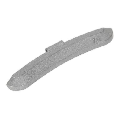 Sealey Zinc Plated Hammer-On Wheel Weight for Steel Wheels 50g - Pack of 50