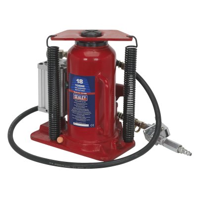 Sealey Air Operated Hydraulic Bottle Jack 18 Tonne