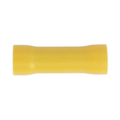 Sealey Butt Connector Terminal 5.5mm, Yellow - Pack of 100