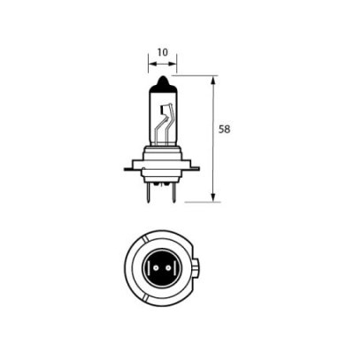 Durite - Bulb 24V 70W H7 XENON  - 7-004-99A