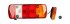 DT Spare Parts -  Tail lamp - SA5A0252 - 1 Pack