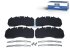 DT Spare Parts - Disc brake pad kit - 2.94095