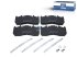 DT Spare Parts - Disc brake pad kit - 2.94096