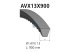 DT Spare Parts - V-belt - 3.34238