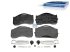 DT Spare Parts - Disc brake pad kit - 4.90933