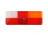 DT Spare Parts - Tail lamp glass - 7.25258