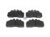 DT Spare Parts - Disc brake pad kit - 7.92605