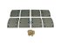 DT Spare Parts - Drum brake lining kit - 10.33004