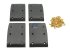 DT Spare Parts - Drum brake lining kit - 1.35019