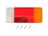 DT Spare Parts - Tail lamp glass - 7.25264