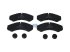 DT Spare Parts - Disc brake pad kit - 7.92616