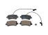 DT Spare Parts - Disc brake pad kit - 6.95124