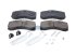 DT Spare Parts - Disc brake pad kit - 10.34129