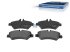 DT Spare Parts - Disc brake pad kit - 4.91900SP