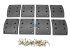 DT Spare Parts - Drum brake lining kit - 4.91490