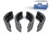 DT Spare Parts - Brake shoe kit - 7.92400