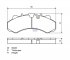 DT Spare Parts -  Disc brake pad kit - 2.94075 - 1 Pack