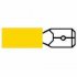 Durite - Terminal Yellow 6.30mm Blade Pack of 50 - 0-001-28