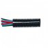 Durite - Convoluted Split Black PolypropyleneTubing 17NW 50M - 0-328-17