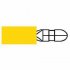 Durite - Terminal Yellow 5.00mm Bullet Pack of 100 - 2-001-37