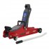 Sealey Low Entry Short Chassis Trolley Jack & Accessories Bag Combo, 2 Tonne - Red