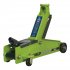 Sealey Heavy-Duty Long Reach Trolley Jack 3 Tonne - Green