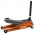 Sealey Low Profile Trolley Jack with Rocket Lift 2.25 Tonne - Orange