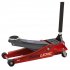 Sealey Low Profile Trolley Jack with Rocket Lift 2.25 Tonne - Red