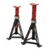 Sealey Standard Chassis Trolley Jack 3 Tonne with Axle Stands (Pair) 3 Tonne Capacity per Stand