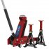 Sealey Standard Chassis Trolley Jack 3 Tonne with Axle Stands (Pair) 3 Tonne Capacity per Stand