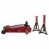 Sealey Standard Chassis Trolley Jack 3 Tonne with Axle Stands (Pair) 3 Tonne Capacity per Stand