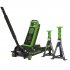 Sealey Premier Trolley Jack 3 Tonne & Axle Stands (Pair) 3 Tonne per Stand Combo