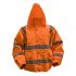 Sealey Hi-Vis Orange Jacket with Quilted Lining & Elasticated Waist - Large