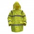 Sealey Hi-Vis Yellow Motorway Jacket with Quilted Lining - Large