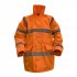 Sealey Worksafe Hi-Vis Orange Jacket with Quilted Lining - Large