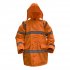 Sealey Worksafe Hi-Vis Orange Jacket with Quilted Lining - Large