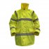 Sealey Worksafe Hi-Vis Yellow Jacket with Quilted Lining - X-Large