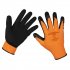 Sealey Worksafe Foam Latex Gloves, Large - Pair