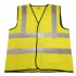 Sealey Worksafe Hi-Vis Yellow Waistcoat - Medium