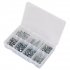 Sealey High Tensile Setscrew, Nut & Washer Assortment M5 444pc