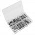 Sealey Stainless Steel Nut and Washer Assortment M5-M10 500pc