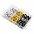 Sealey Numberplate Screw Assortment 4.8mm x 18mm 195pc - Plastic Enclosed Head