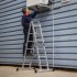 Sealey 4-Way Aluminium Folding Platform Ladder - BS EN 131