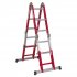 Sealey Multipurpose Ladder Adjustable Height Aluminium - BS EN 131